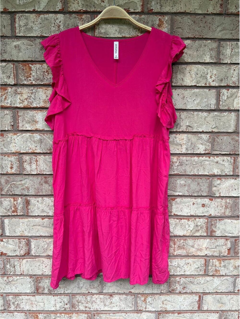 Zenana Hot Pink Dress Size S